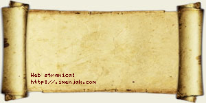 Mina Njego vizit kartica